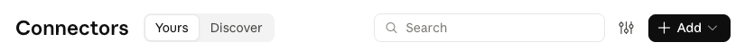 Add button